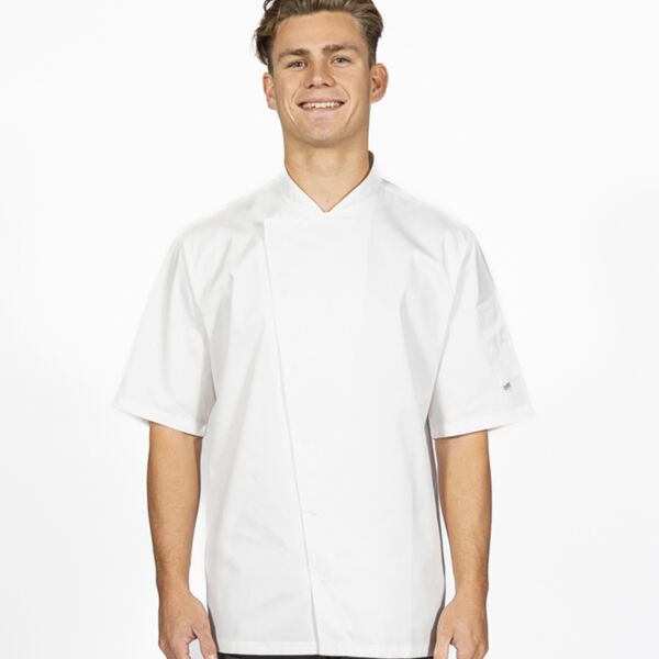 ADC Short Sleeve Asymmetric Chef's Jacket Thumbnail