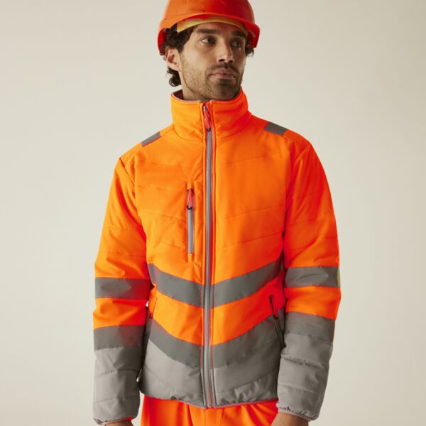 Regatta High Visibility Two Tone Thermal Baffle Jacket Thumbnail