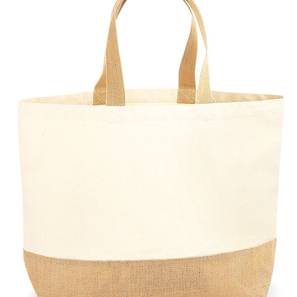 Westford Mill Jute Base Canvas Tote XL Bag Thumbnail